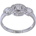Ring 58 Modern diamond ring 58 Facettes 061491