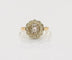 Bague 57 Bague fleur ancienne diamants 58 Facettes