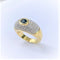 Bague 54 Bague Jonc Saphir Cabochon & Diamant 58 Facettes 20400000542