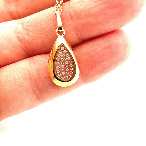 Collier Chaîne + pendentif diamants 58 Facettes