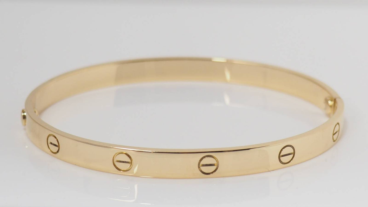 Bracelet Bracelet Cartier Love GM "vintage" en or jaune 58 Facettes 31637