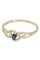 Bague 54 Bague 2 ors, saphir 58 Facettes 061801