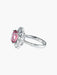 Ring 52 Marguerite Ring Pink Sapphire Diamonds 58 Facettes