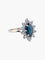 Bague Bague Marquise Saphir et Diamants 58 Facettes
