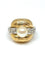 Bague Bague en or jaune diamants taille ancienne et perle 58 Facettes