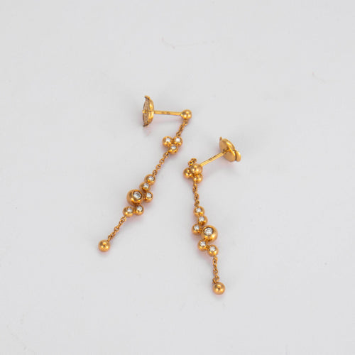 Boucles d'oreilles Boucles d'oreilles chaînette Diamants 58 Facettes 388565