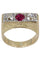 Bague BAGUE ART DÉCO RUBIS ET DIAMANTS 58 Facettes 059621