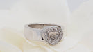 Ring Chopard Happy Diamond ring white gold 58 Facettes