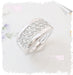 White Gold Diamond Band Ring 58 Facettes AA 1519