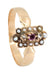 NAPOLEON III RUBY AND DIAMOND PEARL RING 58 Facettes 053381