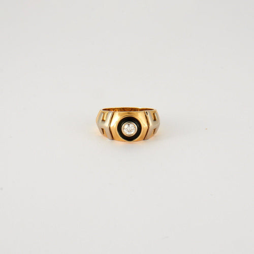 Bague 62 Bague Jonc Diamant Onyx 58 Facettes EL2-13