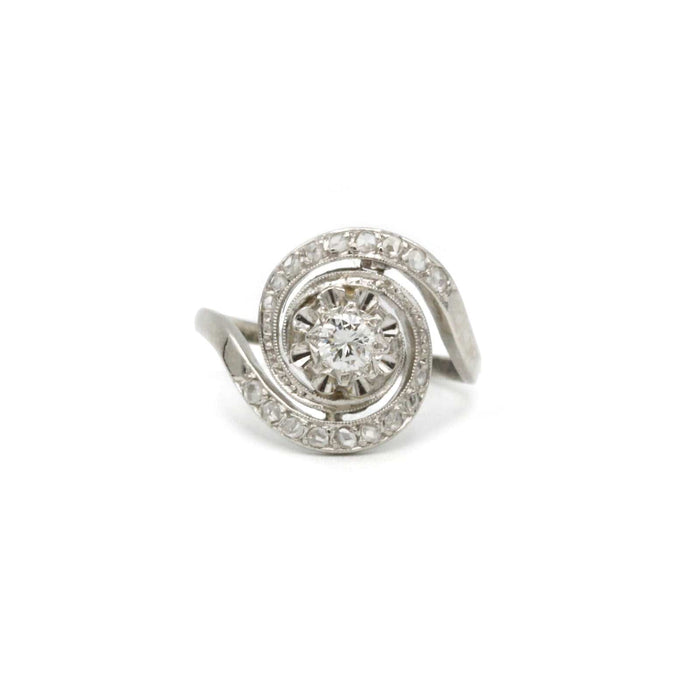 Bague 55 Bague  Or Platine et Diamants 58 Facettes 230320R