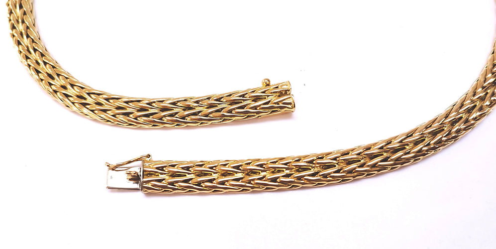 Collier Collier or jaune 18K 58 Facettes 480/1