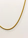 Yellow gold vintage chain necklace 58 Facettes