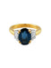 Ring 54 Yellow gold ring Sapphire 58 Facettes C165
