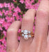 Ring Toi & Moi Pearl and Diamond Ring 58 Facettes