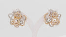 Boucles d'oreilles l 22 mm et L 22.60 mm Boucles d'oreilles en Or bicolore & diamants 58 Facettes 32275