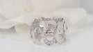 Ring 57 C Cartier collection ring White gold Diamonds 58 Facettes 32212
