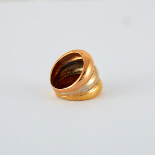 Bague 54 Bague Large 3 ors 58 Facettes