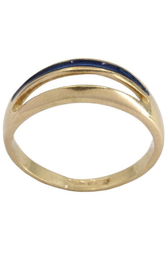 Bague 54 BAGUE MODERNE ÉMAIL 58 Facettes 076001