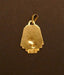 Visp Medal Pendant in 2 Tone Gold. 58 Facettes 1013214