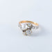 Ring 56 You and me fine diamond pearl ring 58 Facettes