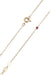 Necklace MODERN YELLOW GOLD RUBY NECKLACE 58 Facettes 078491