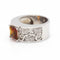 Bague 54.5 CARRERA - white Gold Citrine Ring 58 Facettes D360526FJ