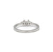 Bague 51 Solitaire accompagné - 0,38 carat D VVS1 58 Facettes 240079R