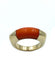 CARTIER ring. Vintage yellow gold and coral ring 58 Facettes