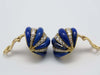 Earrings Clip-on earrings Boucheron Lapis Lazuli Diamonds 58 Facettes