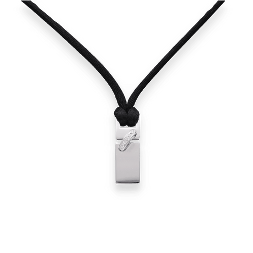 Pendentif Pendentif Chaumet Lien Simple Or Blanc Diamants 58 Facettes