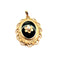 Pendentif PENDENTIF OR JAUNE ONYX ET PERLE 58 Facettes 3797