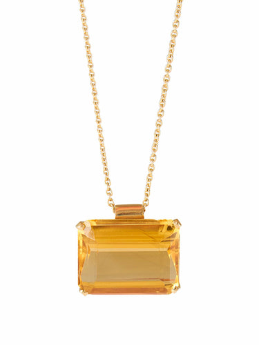 Pendentif Pendentif Citrine or jaune 58 Facettes HS20539
