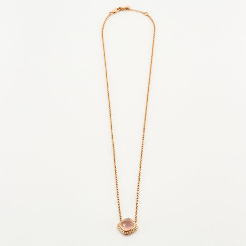 Collier FRED – Collier PAIN DE SUCRE Quartz rose 58 Facettes