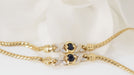 Bracelet 18.5cm Bracelet in Yellow Gold & Sapphires 58 Facettes 32141