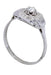 Ring ART DECO DIAMOND RING 58 Facettes 056961