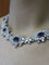 Collier Collier de cocktail diamants et saphirs Ceylon or blanc 58 Facettes NECK 88