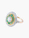 Ring 50 Emerald Diamond Ring 58 Facettes