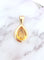 Pendentif Pendentif en or jaune, citrine en poire 58 Facettes AA 1554