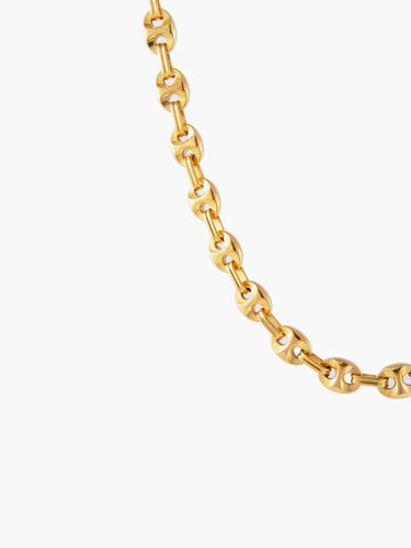 Collier COLLIER "GRAIN DE CAFE" EN OR JAUNE 58 Facettes BO/120061