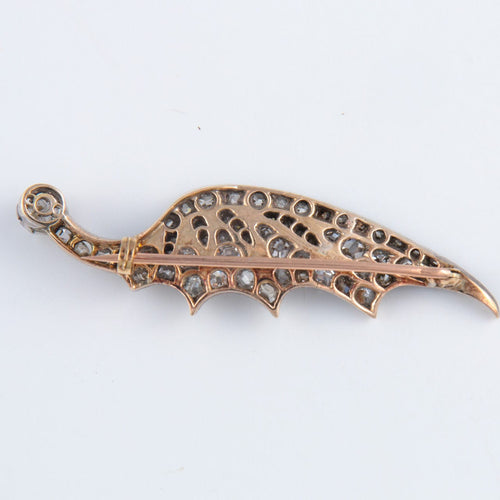 Broche Broche Aile Diamants 58 Facettes JE168