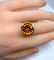 Bague 58 Bague Citrine 58 Facettes AB177