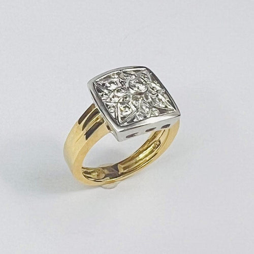 Bague 57.5 Bague 2 Ors Diamant 58 Facettes 20400000701