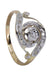 Bague Bague tourbillon diamants, Art Nouveau 58 Facettes 061671