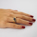 Ring 56 Yellow Gold Sapphire Diamonds Bangle Ring 58 Facettes 3588 LOT