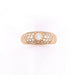 Ring Bangle Ring in Yellow Gold & Diamonds 58 Facettes