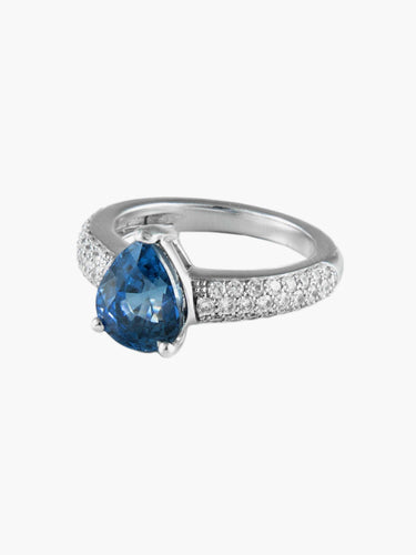 Bague Bague Saphir Ceylan Diamants 58 Facettes