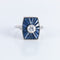 Bague Bague Art Deco saphirs et diamant 58 Facettes