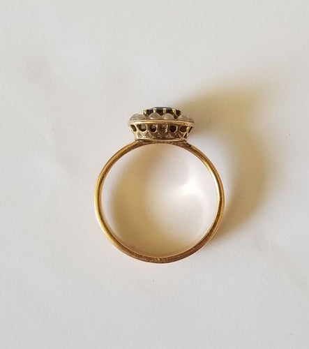 Bague 55 Bague Saphir perles 58 Facettes